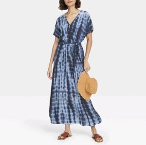 Women's Knox Rose Tie Dye Short-Sleeve Wrap Dress